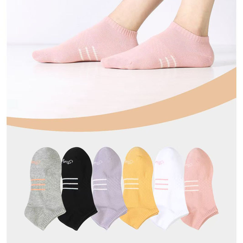 健将精梳棉女士船袜